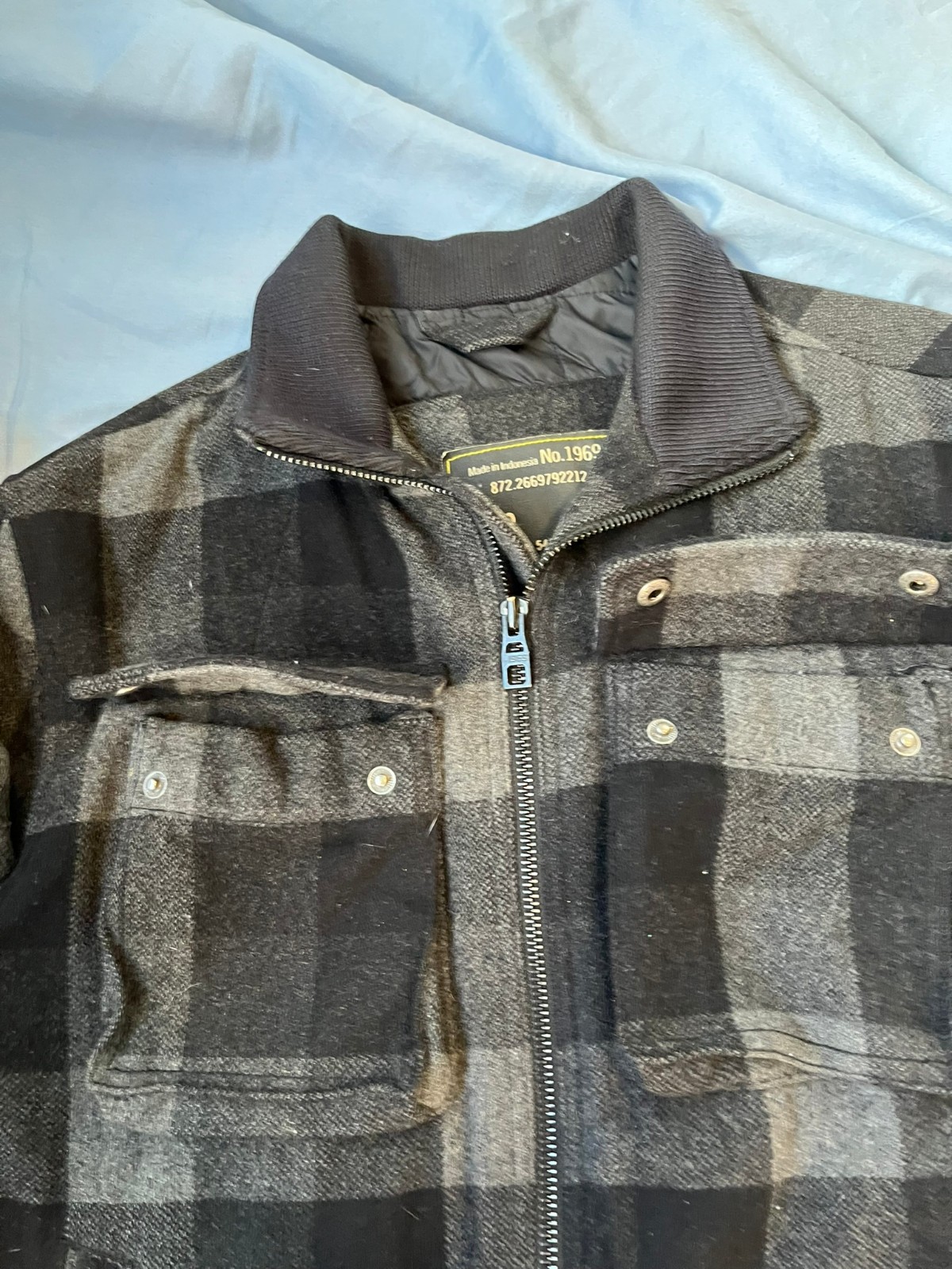 Gap Men's Utility Jacket Medium Full Zip Collared… - image 6