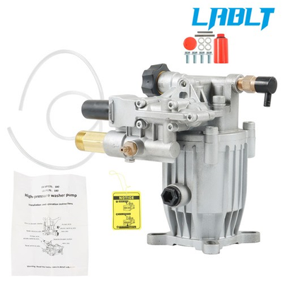 #ad LABLT Pressure Washer Pump 3 4 HorizShaft MAX 3000 PSI 2.5 GPM Oil Sealed $63.27