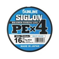SUNLINE Line Sigron PEx4 200m 5color No. 1 16LB J