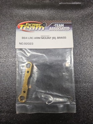 Team Associated   92023     B64 LRC Arm Mount (B) Brass NIP