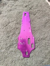HPI RS4 Nitro purple 2mm aluminum chassis