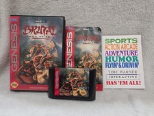 Brutal: Paws of Fury CIB with Poster (Sega Genesis, 1994)