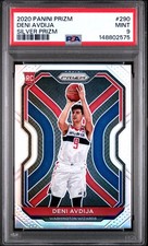 2020 PANINI PRIZM SILVER PRIZM #290 DENI AVDIJA ROOKIE RC PSA 9