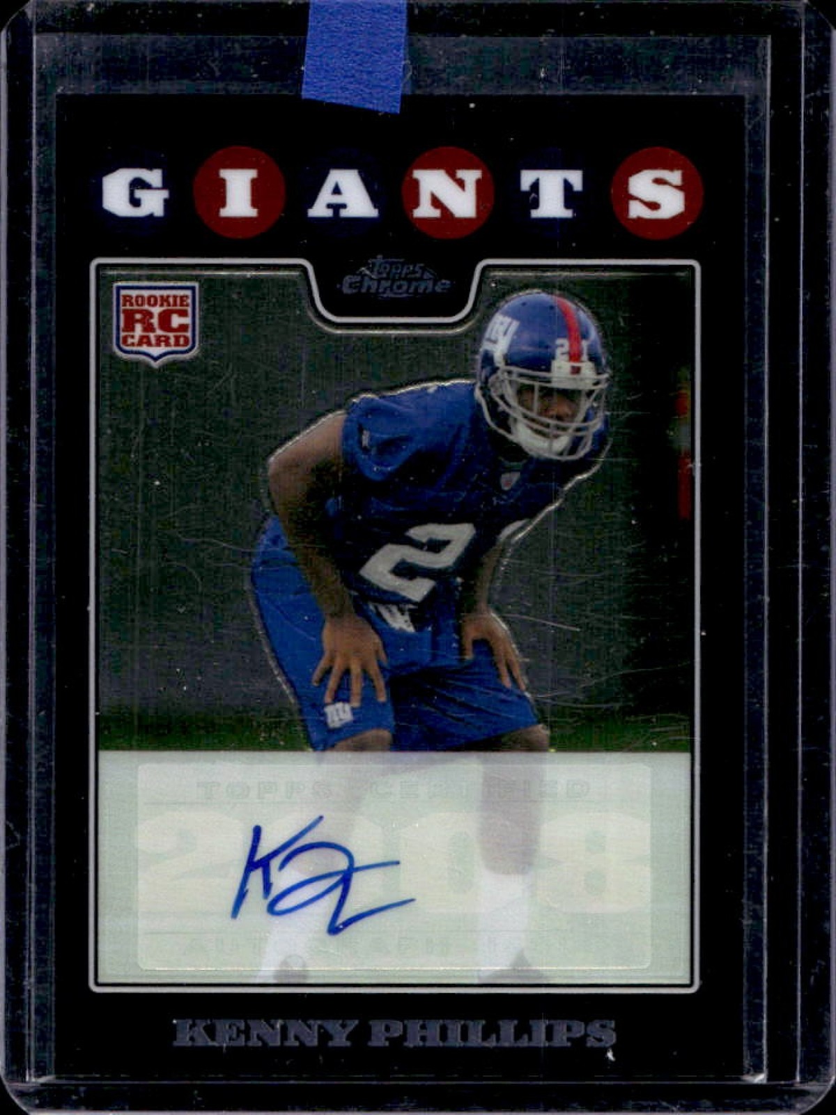 Kenny Phillips Topps Chrome #TC268 Autograph