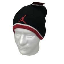 Jumpman Nike Black  Red Youth Beanie OSFM