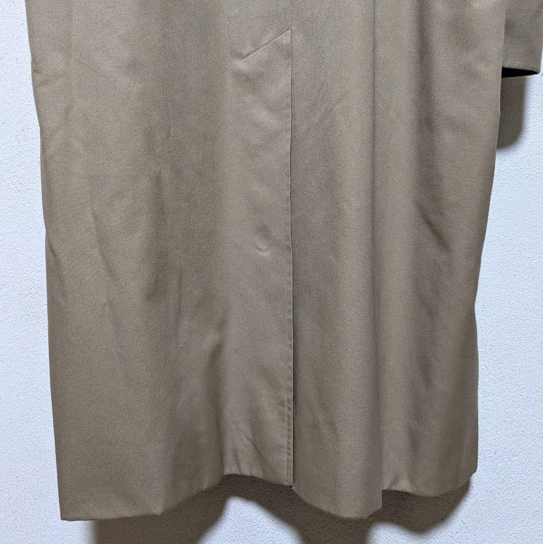 Burberry Vintage 90s Balmacaan Coat Made in England Nova Check Beige Size M thumbnail 10