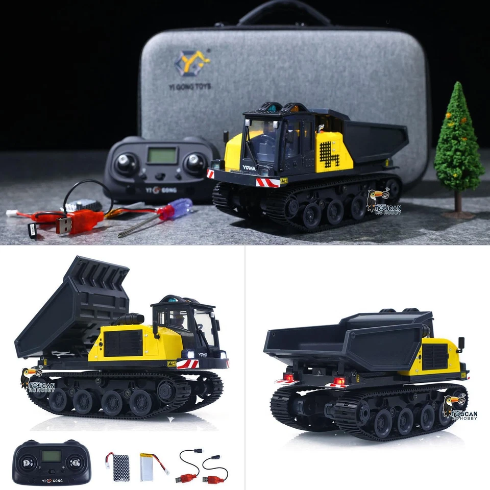 1:50 Panther T14R Electric RC Crawler Dump Truck RTR Tipper Toys Radio Battery - Image 4 of 4