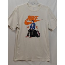 Nike Air Car Culture Anime T Shirt Men's Size Medium Cream