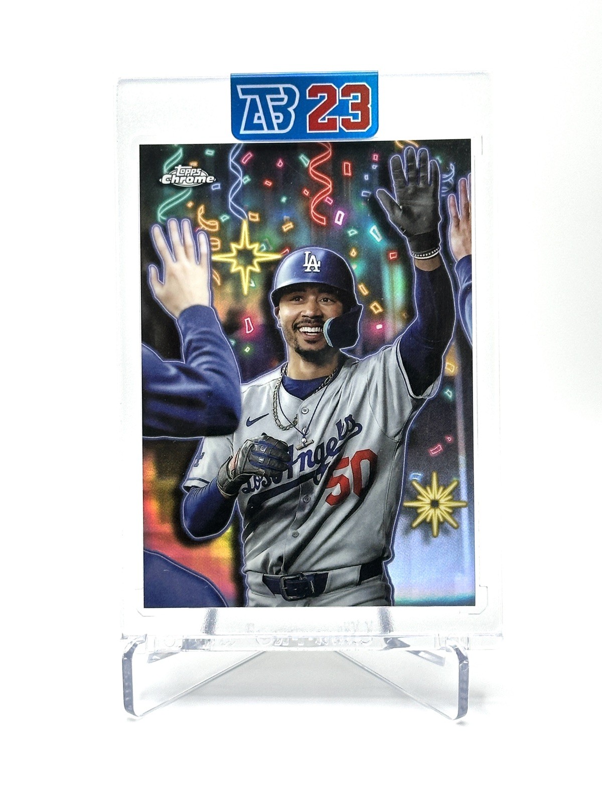 2025 Topps Chrome Update Mookie Betts Celebracion SP #CT-3