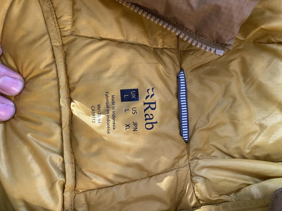 Rab Infinity Alpine Gore Tex Jacket Men’s Large Yellow - Image 3 of 4