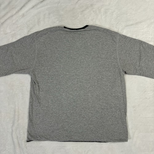 Camicia vintage manica lunga doppio strato reversibile top uomo taglia media skater - Foto 6 di 10