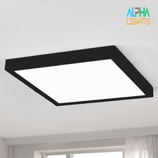 28W LED Square Ceiling Light Flush Mount Fixture for Bedroom Hallway Office
