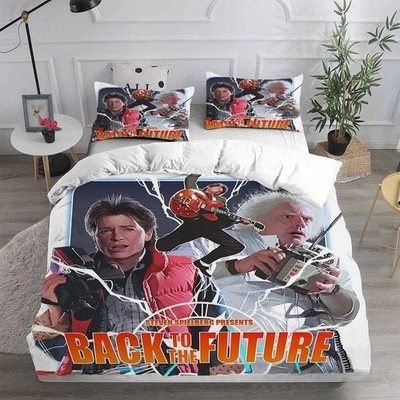 Science-Fiction Back to the Future Bettwäsche Set 02.Bettbezug Kissenbezüge80x80