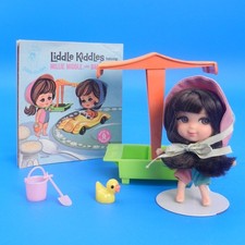 Vintage Liddle Kiddles MILLIE MIDDLE Doll Sandbox PAIL  SHOVEL Mattel 1960s WOW