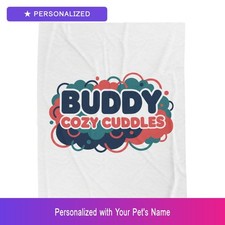 Custom Shih Tzu Pet Lover Snuggle Blanket Personalized Name Dog Owner