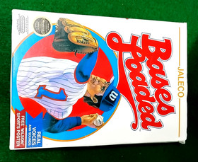 BASES LOADED Manual Cartridge Box Nice Nintendo NES LOOK ⚾