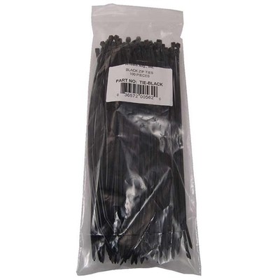 Wheels Manufacturing Cable Ties - 100pcs TIE-BLACK