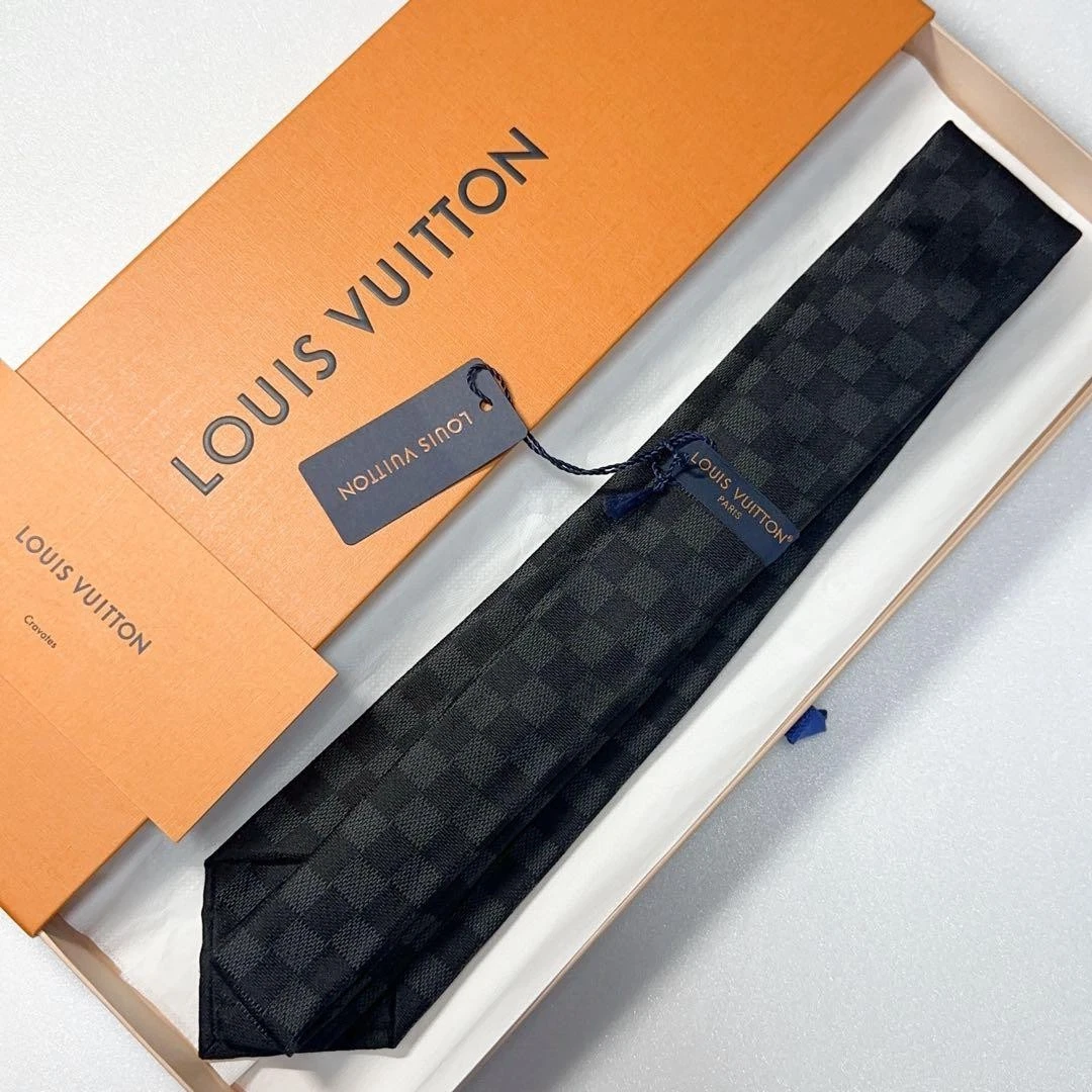 Louis Vuitton Black Ties for Men for sale | eBay
