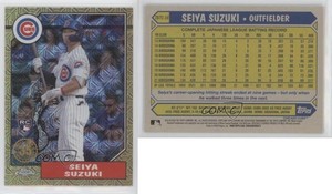 2022 Update 1987 Topps Chrome Silver Pack Series Mojo Seiya Suzuki Rookie RC