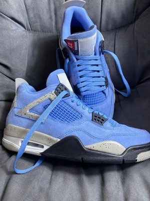 Size 10.5 - Jordan 4 Retro Mid University Blue for sale online | eBay