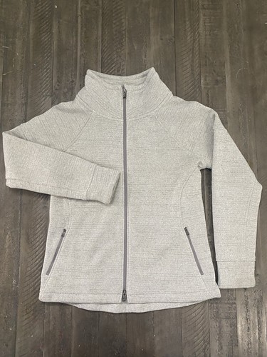 prAna Tri Thermal Threads Full Zip Jacket in Gray X-Large Women’s Outdoors - Picture 1 of 8