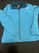 The North Face Womens-Zip Up Track Jacket Athletic-Teal-Sz S/P-382
