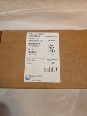 SpacePole Non-Tilt Plate w/MultiGrip for Verifone P400