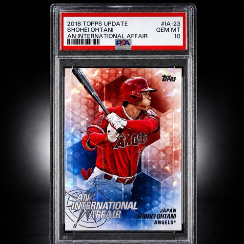 Shohei Ohtani ROOKIE PSA 10 Topps 2018 Update INTERNATIONAL AFFAIR #IA-23 🇺🇸
