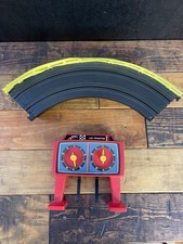 Aurora Curve Slot Car Tracks 9" Radius 1/4 Section X10, Lap Counter, Track Suppo
