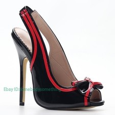 Women High Heels Pumps Strap Shoes Peep Toe 14 CM Heels Party Sandals Shoes