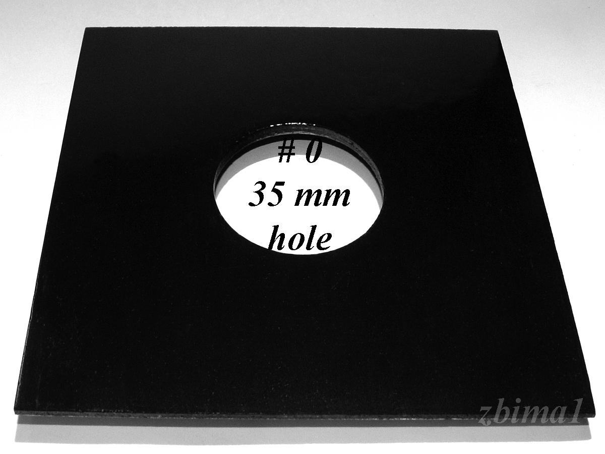 Tableau d'objectif encastré 10,6 mm vitesse couronne graphique 4X5 toutes taille