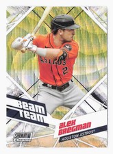 2021 Stadium Club Chrome Alex Bregman Beam Team Wave Refractor SP Astros