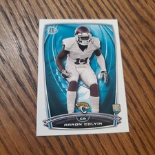 2014 TOPPS BOWMAN FOOTBALL ROOKIE AARON COLVIN JACKSONVILLE JAGUARS CB CARD# 96