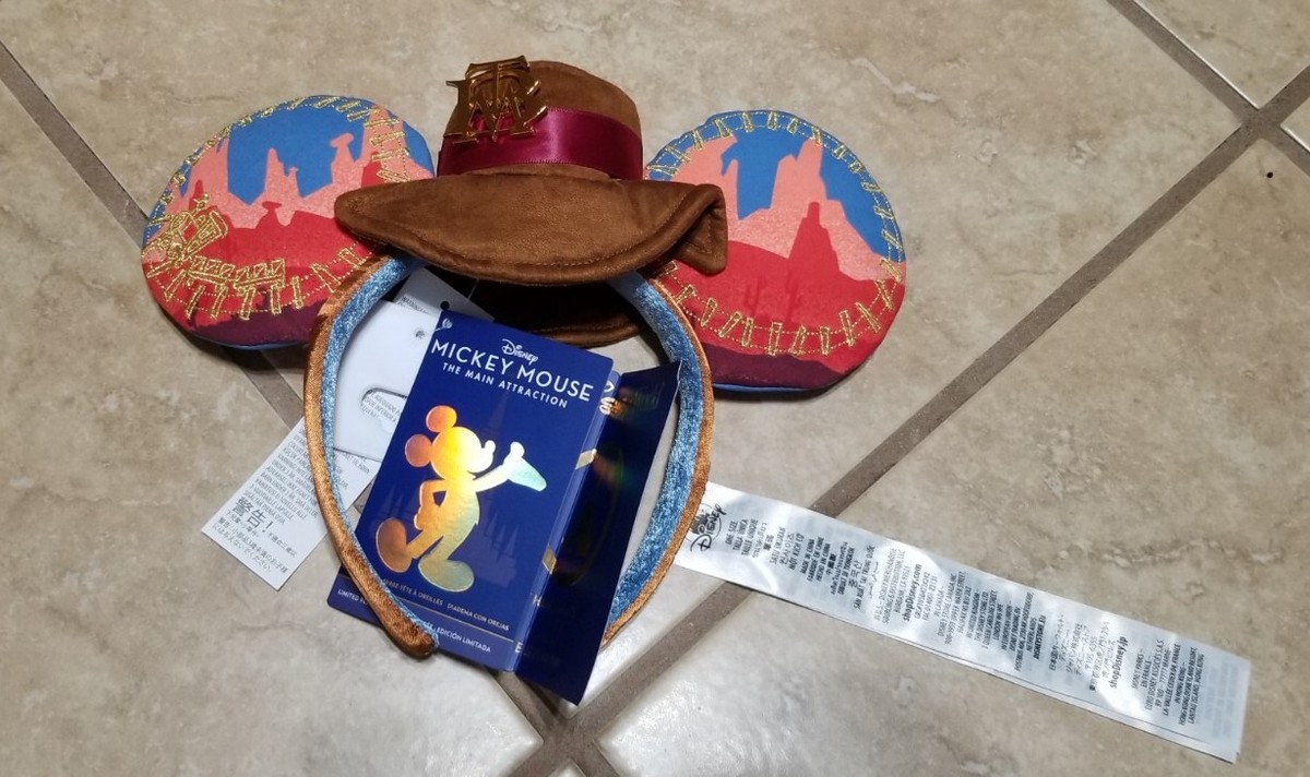 Disney Parks 50th Mickey Big Thunder Mountain Main Attraction Headband Ears Disney Minnie Mouse Main Attraction Big | Mercari main image 2
