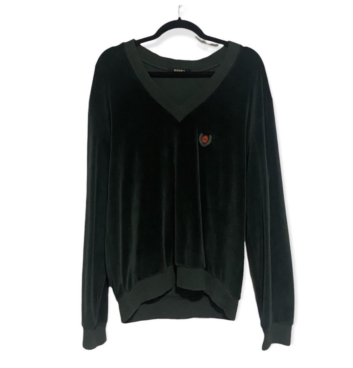 YEEZY SEASON 5 GREEN VELOUR V NECK SWEATSHIRT M | eBay YEEZY SEASON 5 GREEN VELOUR V NECK SWEATSHIRT M | eBay