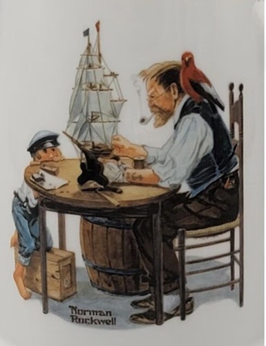 1985 Norman Rockwell Museum Collection Cup For A Good Boy Coffee Mug - Bild 3 von 7