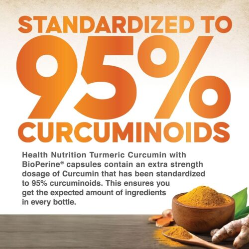 Turmeric Curcumin Extra Strength 2600mg with BioPerine Black Pepper Extract - Picture 4 of 19