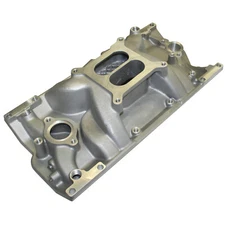 Power Products Dual Plane Intake Manifold Chev SB Vortec Satin Finish, 1000-6000