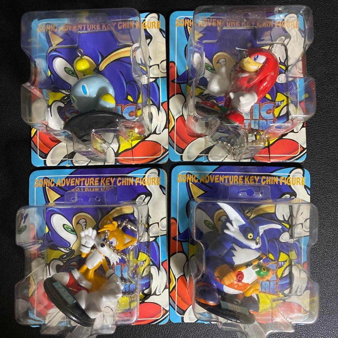 Sonic Adventure Keychain Figure Set of 4 TAILS BIG CHAO KNUCKLES