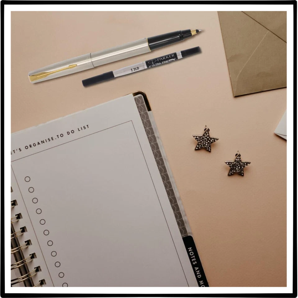 Parker Quink Roller Ball Pen Refills MEDIUM BLUE (PACK OF 5 ) - image 2 of 4