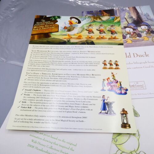 Disney Donald Duck Happy Camper Boxed Collectors Kit + COA Photos Badge Perfect - Picture 10 of 17