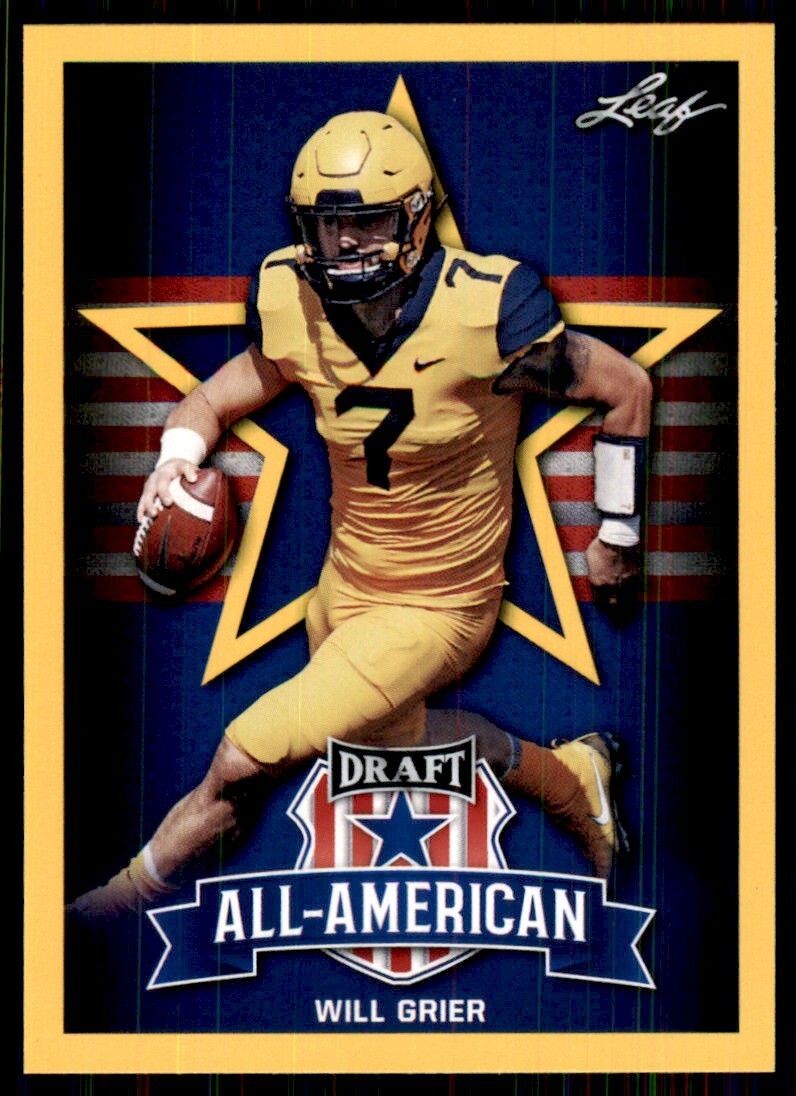 Will Grier Leaf Draft #71 Gold