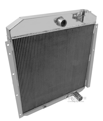 3 Row Aluminum KR Champion Radiator For 1955 56 57 58 59 GMC Truck | eBay