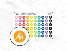 1483-25~~Wrestling Icon Planner Stickers.
