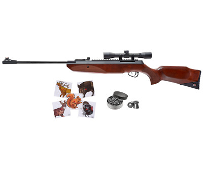 Umarex Forge 490 Break Barrel .177 Cal Air Rifle with Pellets and Targets Bundle