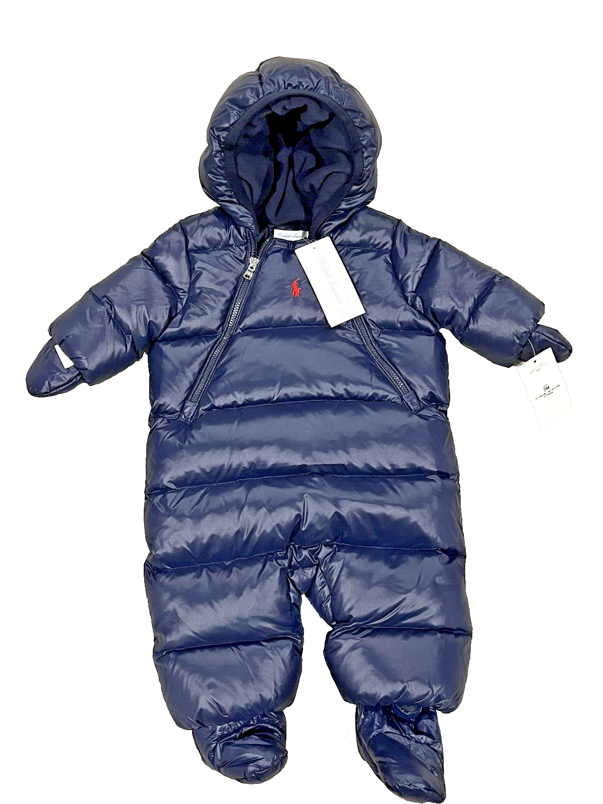 New Ralph Lauren Baby Boy Snowsuit Size 3 months eBay