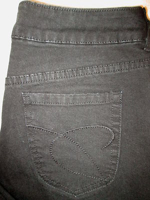Chico's Platinum Charm Stretch Boot Womens Black Jeans Size 0.5 S x 28.5 Mint