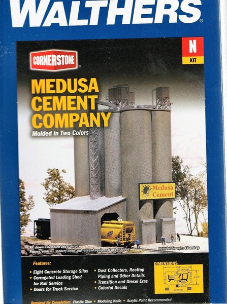 3218 Walthers Cornerstone Medusa Cement Company - N Scale for sale