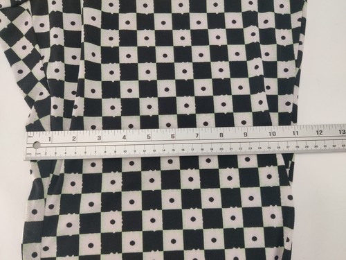 Pantalone donna Cato taglia 18/20W pull on fondo a campana nero bianco check estivo boho - Foto 11 di 11