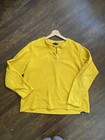 LANDS END vintage Y2K Polartek Henley  Fleece Size XL